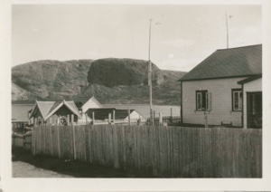 Image of buildings and fence